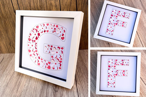 Full Alphabet, Pop out flower petals SVG SVG Digital Gems 