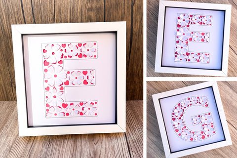 Full Alphabet, Pop out flower petals SVG SVG Digital Gems 