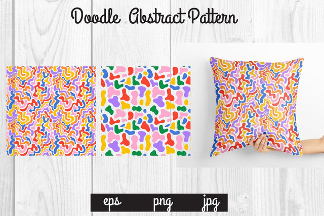 Full color Doodle abstract pattern,graph SVG dadan_pm 