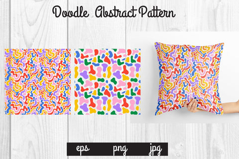 Full color Doodle abstract pattern,graph SVG dadan_pm 