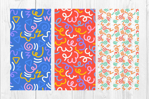 Full color Doodle abstract pattern,graphic background SVG dadan_pm 