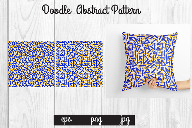 Full color Doodle abstract pattern,graphic background SVG dadan_pm 