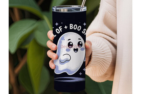 Full of Boo Sheet 20oz Tumbler Wrap Sublimation DesignSVG 