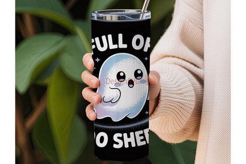 Full of Boo Sheet 20oz Tumbler Wrap Sublimation DesignSVG 