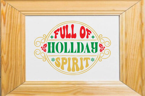 full of hollday spirit SVG Angelina750 