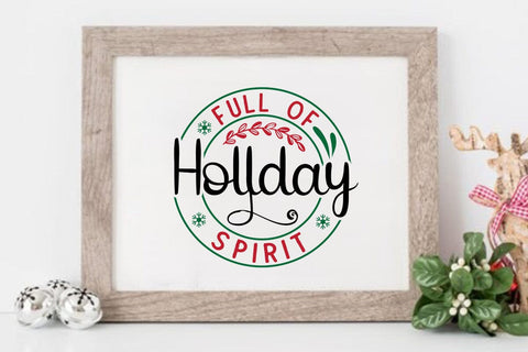 full of hollday spirit SVG Angelina750 