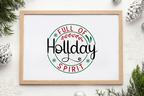 full of hollday spirit SVG Angelina750 