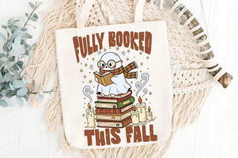 Fully Booked Ghost PNG| Bookish Halloween Sublimation PNG. Sublimation CosmosFineArt 