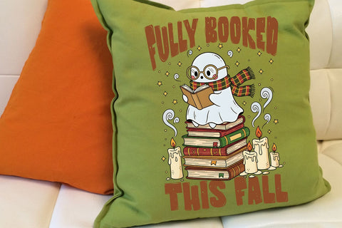 Fully Booked Ghost PNG| Bookish Halloween Sublimation PNG. Sublimation CosmosFineArt 