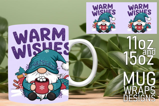 Fun and creative mug wraps, ideal for your next project! , Gnomes Sublimation HoodArtCraft 