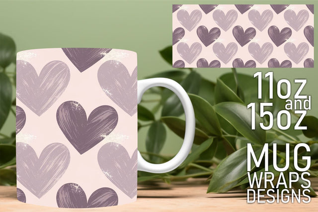 Fun and creative templates, perfect for your mug projects! , Heart Sublimation HoodArtCraft 