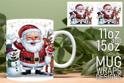Fun and creative wraps, ideal for all your mug projects! , Christmas Sublimation HoodArtCraft 