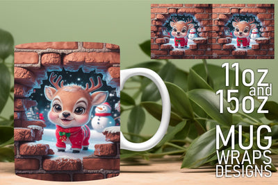 Fun and creative wraps, ideal for all your mug projects! , Xmas Sublimation HoodArtCraft 