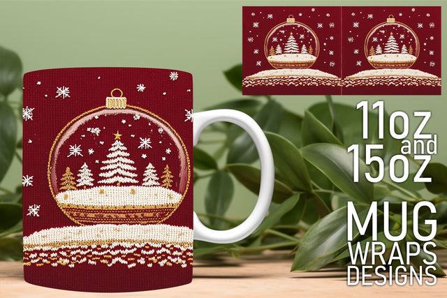 Fun and unique wraps, perfect for all your mug needs! , Holiday Sublimation HoodArtCraft 
