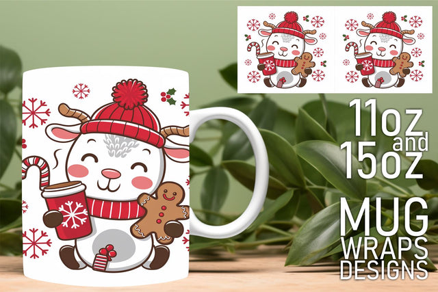 Fun and vibrant designs, perfect for personalized mugs! , Christmas Sublimation HoodArtCraft 