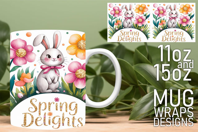 Fun and vibrant mug wraps, ideal for personal touches! , Easter Sublimation HoodArtCraft 