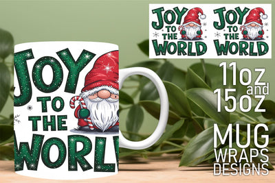 Fun and vibrant mug wraps, ideal for personal touches! , Gnomes Sublimation HoodArtCraft 