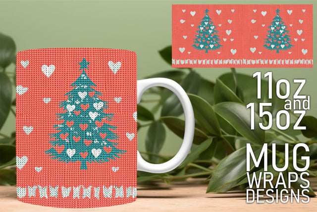 Fun and vibrant mug wraps, ideal for personal touches! , Holiday Sublimation HoodArtCraft 