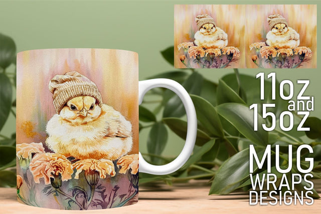 Fun and vibrant mug wraps, perfect for your projects! , Animals Sublimation HoodArtCraft 
