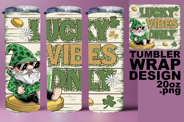 Fun and vibrant wrap, perfect for DIY projects! , St Patrick Sublimation HoodArtCraft 