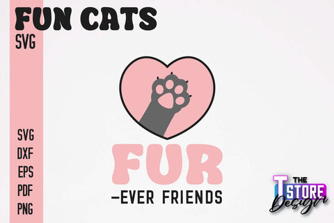 Fun Cat SVG Design | Fun Cats SVG Quotes | Funny Cat SVG Quotes v.1 SVG The T Store Design 