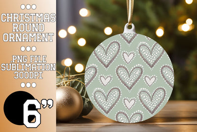 Fun circle designs for eye-catching keychains, craft your masterpiece today., Heart Sublimation HoodArtCraft 