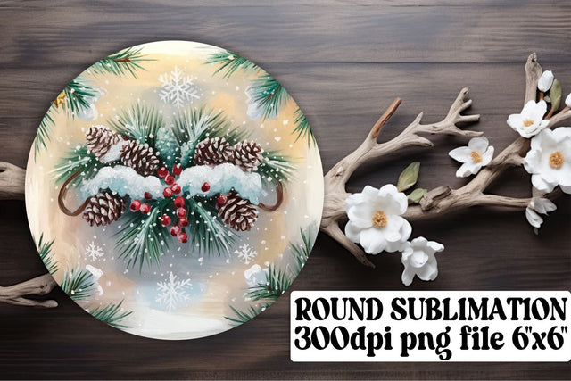 Fun circle PNG designs for keychains, sublimation-ready! , Christmas Sublimation afrosvg 