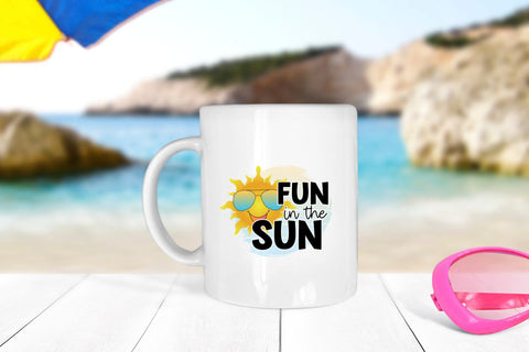 Fun in the Sun | Summer Sublimation Design Sublimation CraftLabSVG 