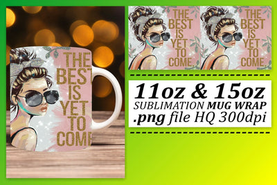 Fun mug wraps, ideal for parties and events! , Woman Sublimation afrosvg 