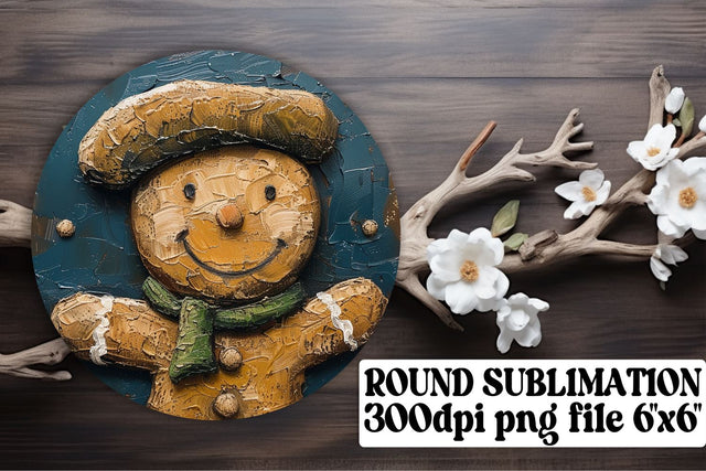 Fun round PNG files, great for keychain sublimation ideas! , Christmas Sublimation afrosvg 