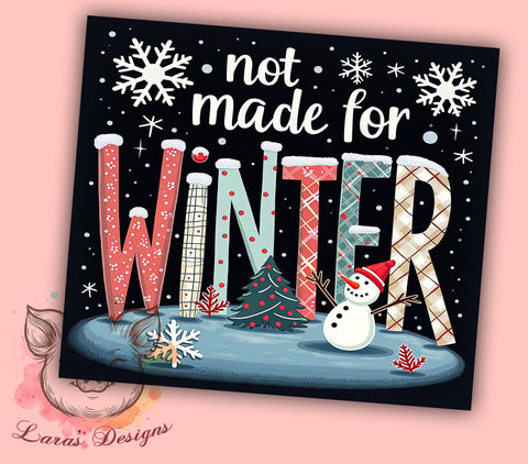 Fun Snowman Christmas Winter Tumbler Wrap, Snowman Design, 20oz Tumbler, Sublimation Wrap, Winter Drinkware, Holiday Gift, Fun Christmas Mug Sublimation Lara' s Designs 