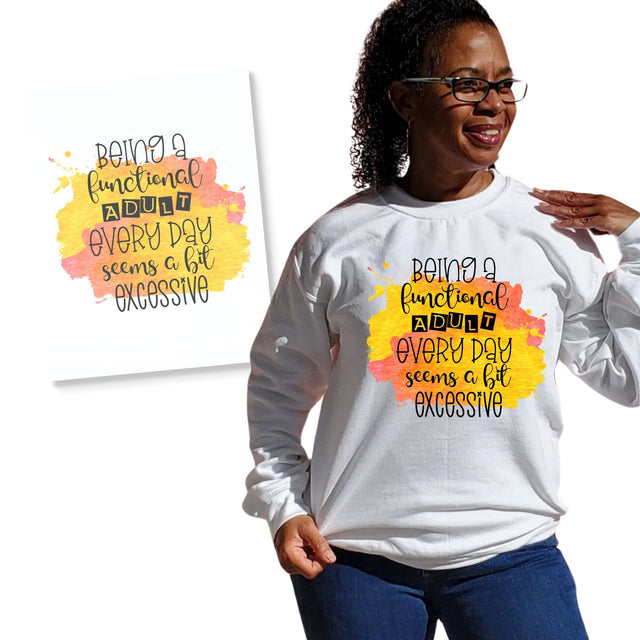 Functional Adult Iron On Transfer Physical So Fontsy T-Shirt Iron-On Transfer Shop