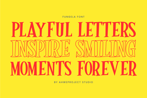 Fungela Font ahweproject 