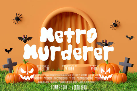 Funky Drip Font Dm Letter Studio 