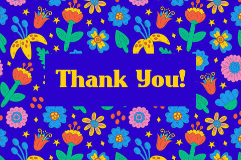 Funky Flowers Seamless Patterns Digital Pattern Rin Green 