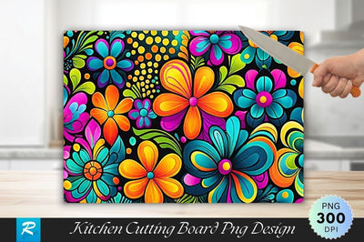 Funky Pattern Background Wallpaper Cutting Board Sublimation Regulrcrative 