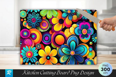 Funky Pattern Background Wallpaper Cutting Board Sublimation Regulrcrative 
