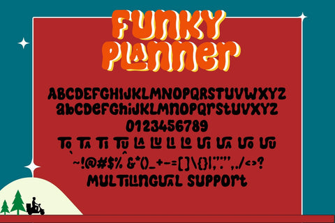 Funky Planner Font Dm Letter Studio 