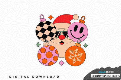 Funky santa claus sublimation png design Sublimation Regulrcrative 