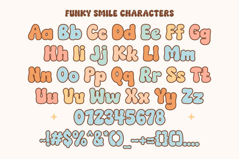 Funky Smile - Funky Groovy Font Font Masyafi Studio 
