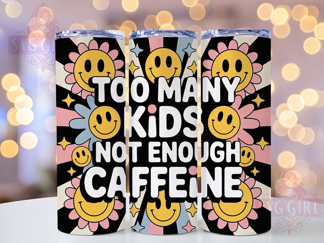 Funny 3D Exhausted Mom Life Tumbler, Inflated Motherhood Wrap, 20oz Tumbler Sublimation, Sarcastic Mom Design, Caffeine Crisis Tumbler, Funny Parenting Wrap, Exhausted Mom Sublimation Sublimation SvggirlplusArt 