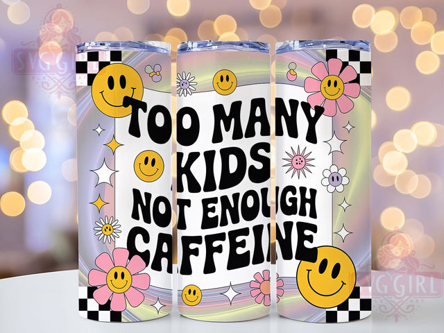 Funny 3D Exhausted Mom Life Tumbler, Inflated Motherhood Wrap, 20oz Tumbler Sublimation, Sarcastic Mom Design, Caffeine Crisis Tumbler, Funny Parenting Wrap, Exhausted Mom Sublimation Sublimation SvggirlplusArt 