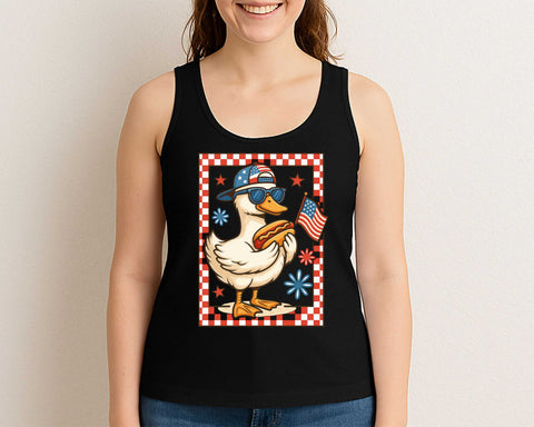 Funny 4th of July Duck SVG Patriotic USA Flag Hot Dog Cut File SVG BillahCrafts 