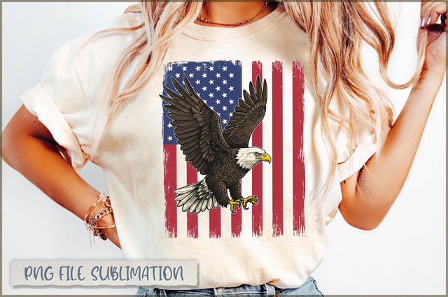 Funny 4th of July Eagle PNG Sublimation Shetara Begum 