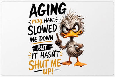 Funny Aging Duck Quote PNG | Senior Humor Digital Download SVG BillahCrafts 