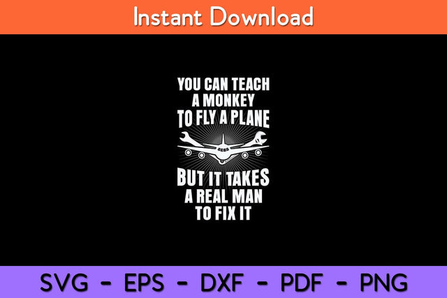 Funny Aircraft Mechanic Art For Men Boys Aircraft Technician Svg File SVG artprintfile 