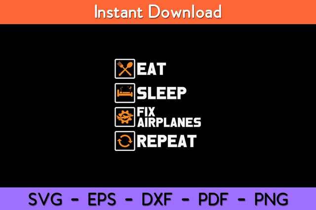 Funny Airplane Mechanic Aircraft Aviation Technician Svg Design SVG artprintfile 