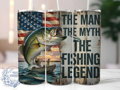 Funny Angler Dad Fishing Tumbler, Funny Fishing Quote, Angler Dad Present, Fish Hunter Design, Fishing Humor Cup, Bass Fishing Gift, Fishing Dad Art Sublimation ToriDesigns 