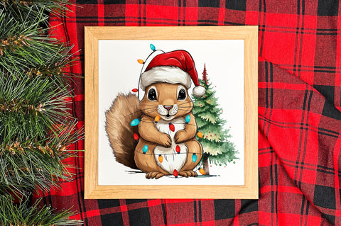 Funny animal christmas clipart png design Sublimation Regulrcrative 