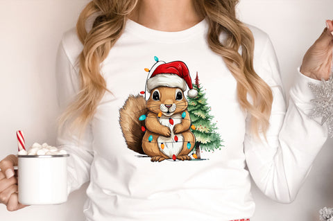 Funny animal christmas clipart png design Sublimation Regulrcrative 